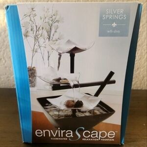 Homedics Envirascape Silver Springs Tabletop Fountain